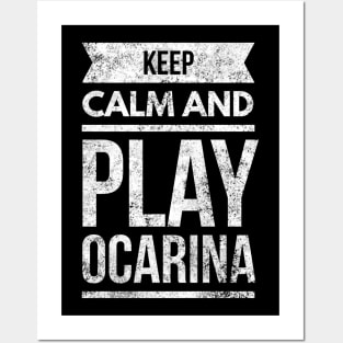 Keep Calm And Play Ocarina Posters and Art